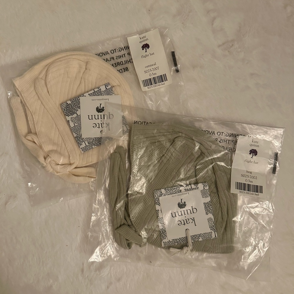 Kate Quinn 0-3 month flight hats